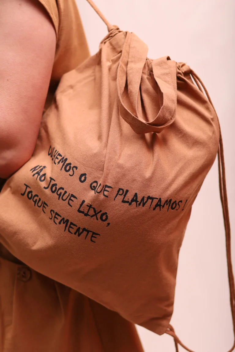 Mochila Ecobag Colhemos o que Plantamos 1