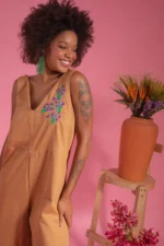 Macacão Flor Feijão - Imagem 9