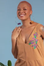 Macacão Flor Feijão - Imagem 8