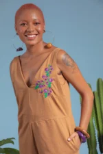 Macacão Flor Feijão - Imagem 7