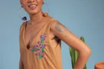 Macacão Flor Feijão - Imagem 5