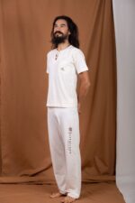 Camiseta com Botões de Coco